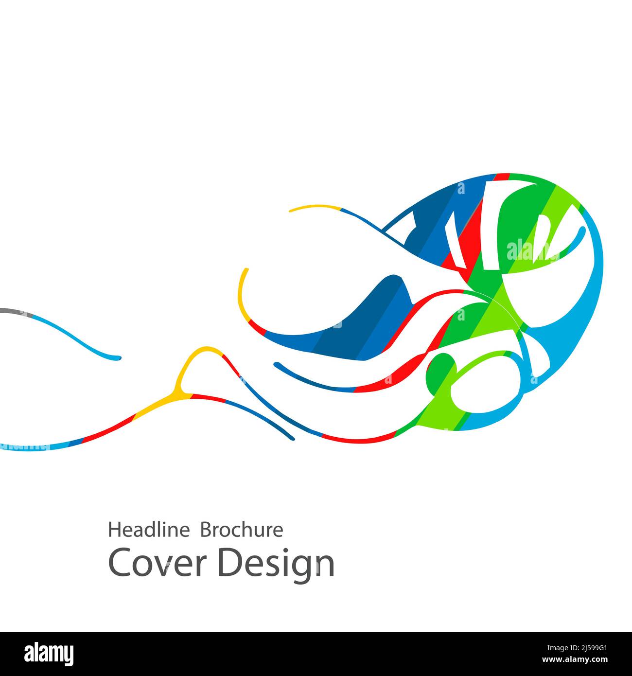 Giochi estivi in Brasile. Modello vettoriale per il Web e la stampa Illustrazione Vettoriale