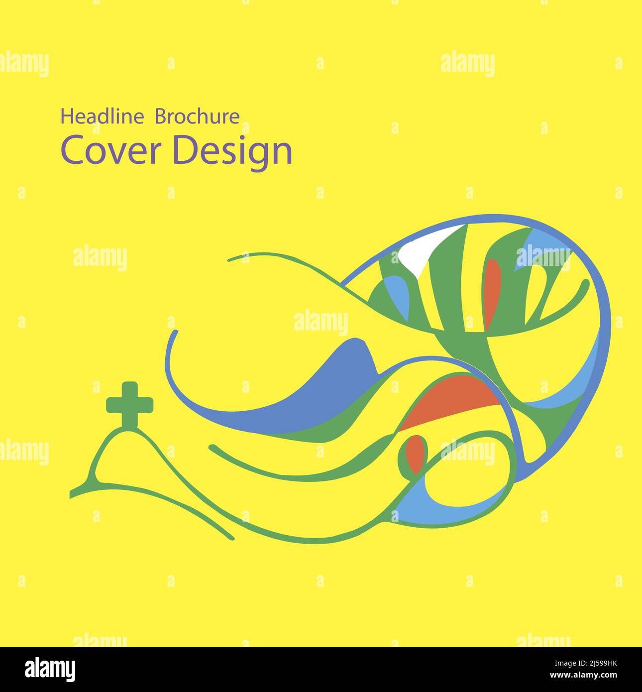 Giochi estivi in Brasile. Modello vettoriale per il Web e la stampa Illustrazione Vettoriale