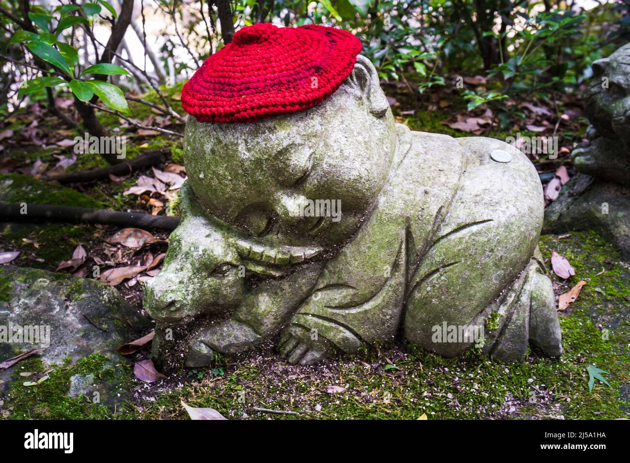 Santuario di Daishoin, isola di Miyajima, Giappone Foto Stock