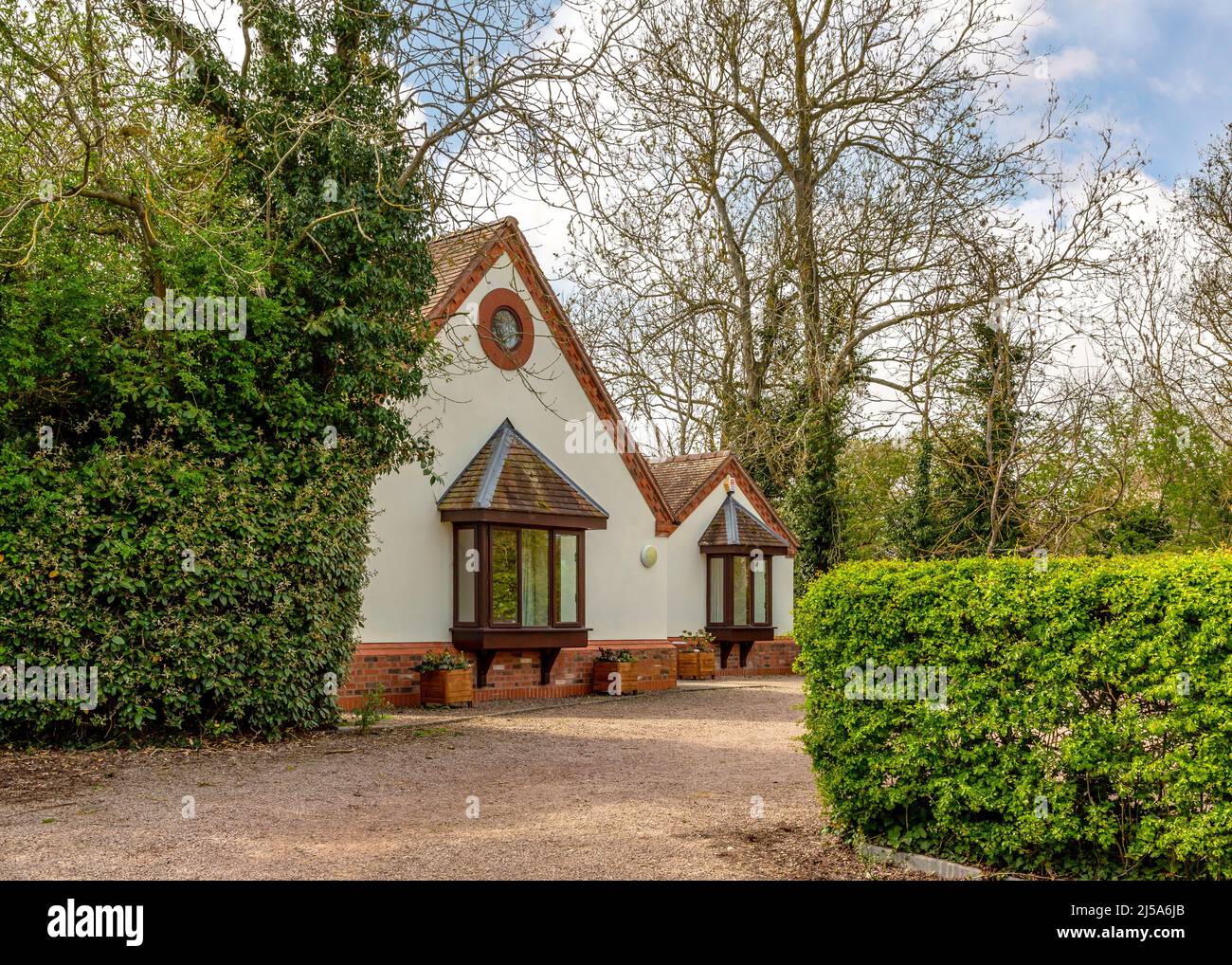 Abbots Morton Village Hall, Abbots Morton, Worcestershire, Inghilterra. Foto Stock