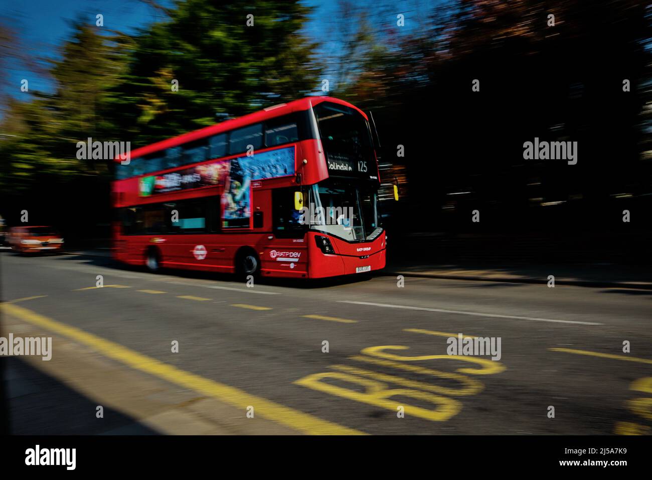 Bus di Londra Foto Stock