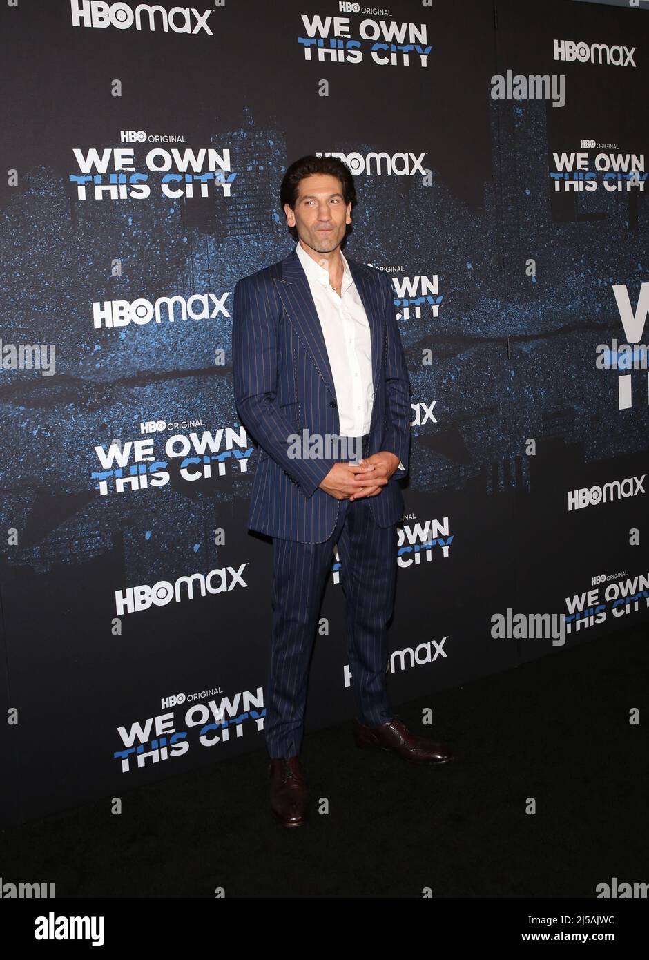 New York, Stati Uniti. 21st Apr 2022. Jon Bernthal partecipa alla serie limitata di HBO ABBIAMO PROPRIO QUESTA prima CITTÀ tenuto al Times Center a New York, NY il 21 aprile 2022 (Foto di Udo Salters/Sipa USA) Credit: Sipa USA/Alamy Live News Foto Stock