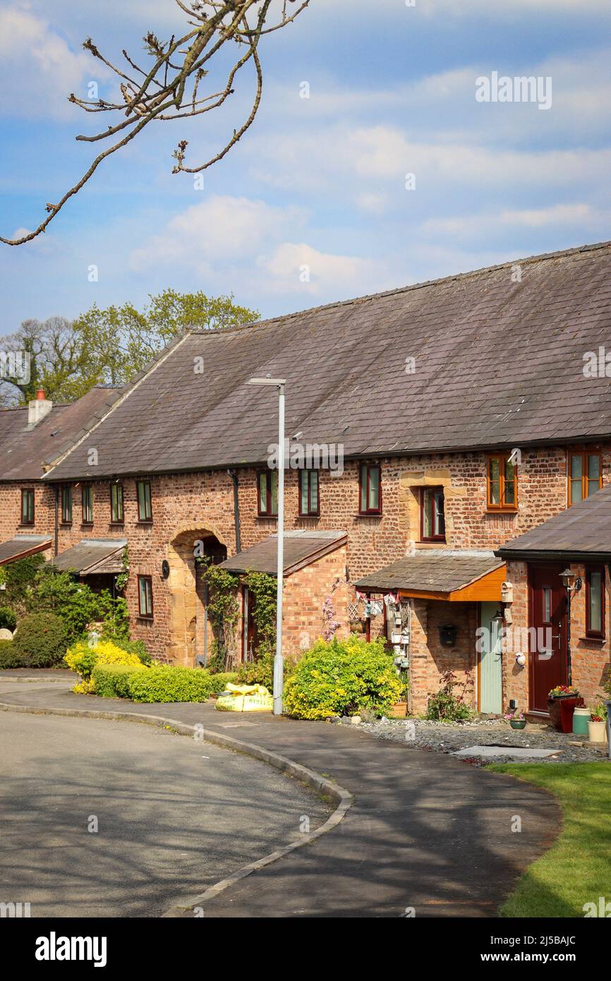 Welsh mews casa, lungo fienile, cottage, fienile conversione Foto Stock