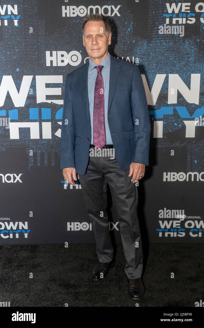 New York, Stati Uniti. 21st Apr 2022. NEW YORK, NEW YORK - APRILE 21: Don Harvey partecipa al 'We Own This City' New York Premiere di HBO al Times Center il 21 Aprile 2022 a New York City. Credit: Ron Adar/Alamy Live News Foto Stock