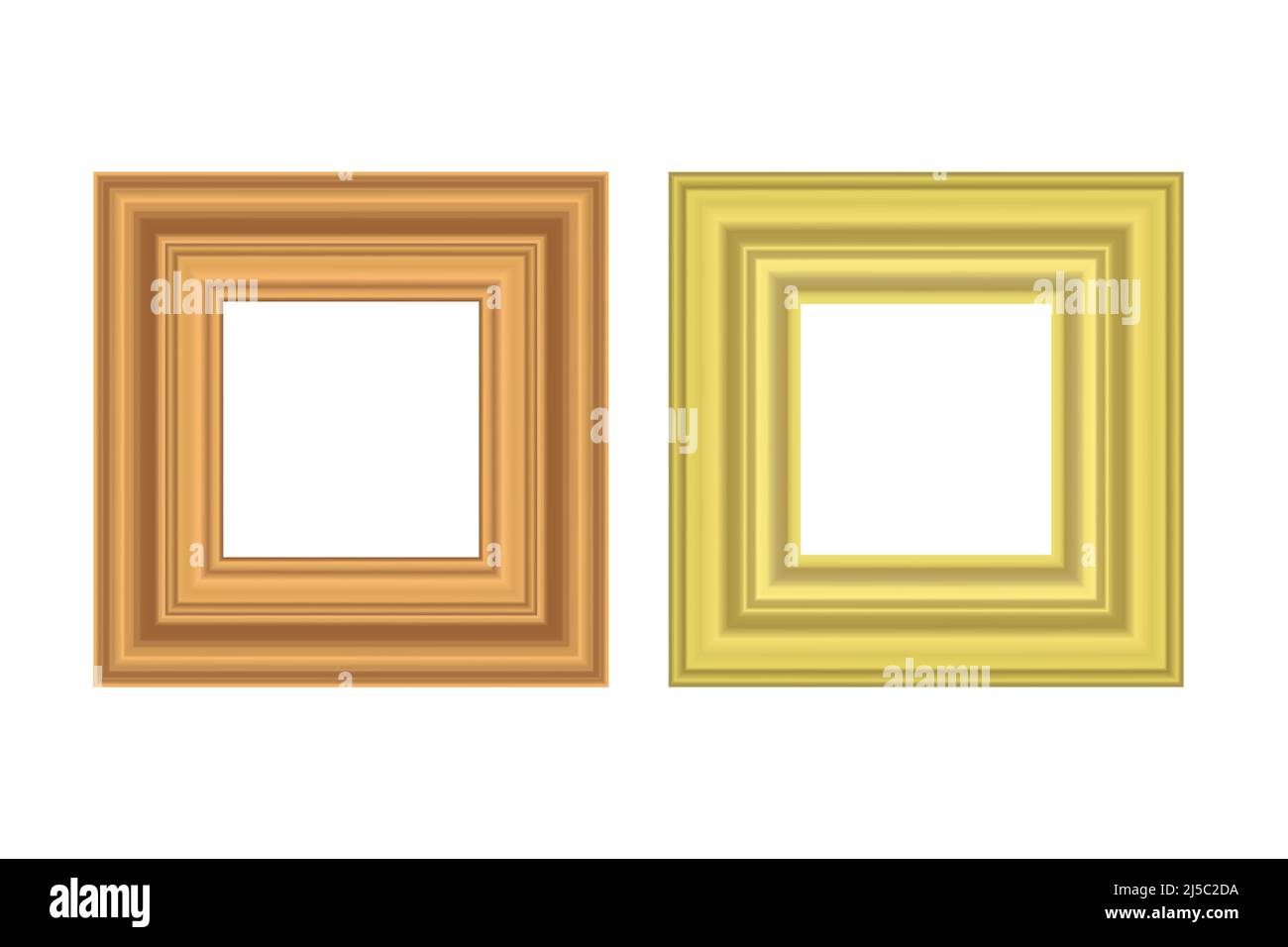 Set di cornice in legno vintage di colore quadrato per il tuo design.  Copertina vintage. Posiziona per il testo. Antiche e colorate cornici  rettangolari moderne. Modello Immagine e Vettoriale - Alamy