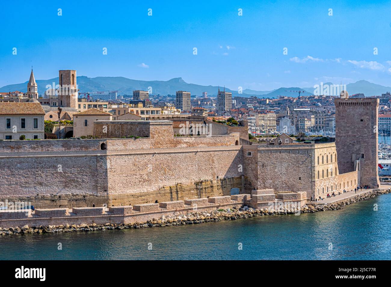 Fort Saint Jean Marseille Francia Paca 13 Foto Stock