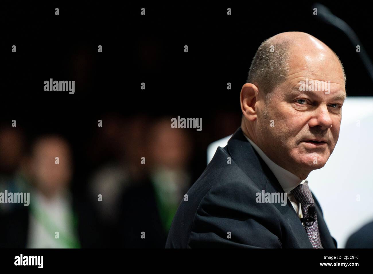 Cancelliere tedesco OLAF Scholz a Londra, febbraio 2019 Foto di David Levenson/Alamy Foto Stock