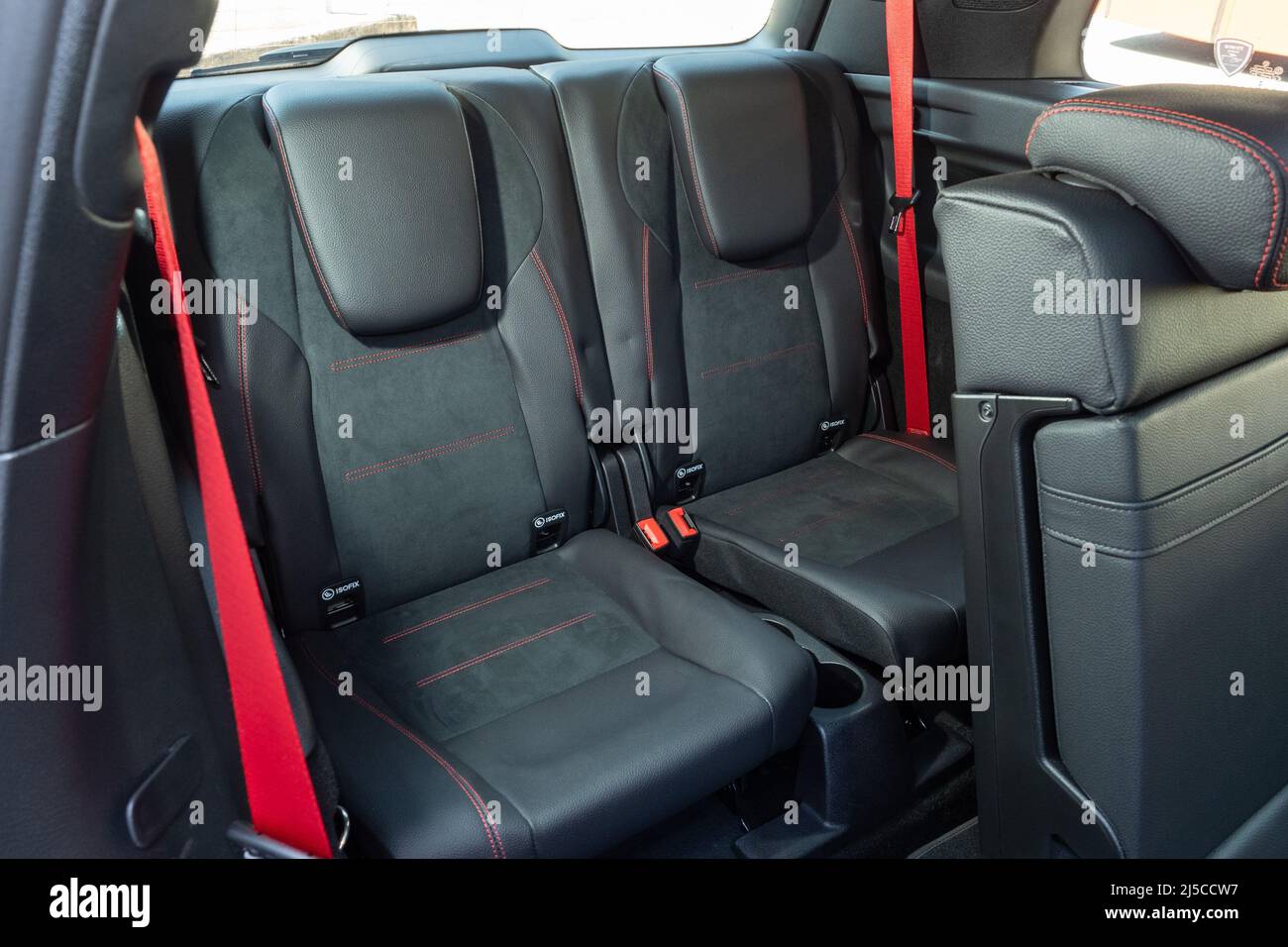 Hong Kong, Cina Feb 14 , 2022 : Mercedes-AMG GLB 35 2022 Interior Feb 14 2022 a Hong Kong. Foto Stock