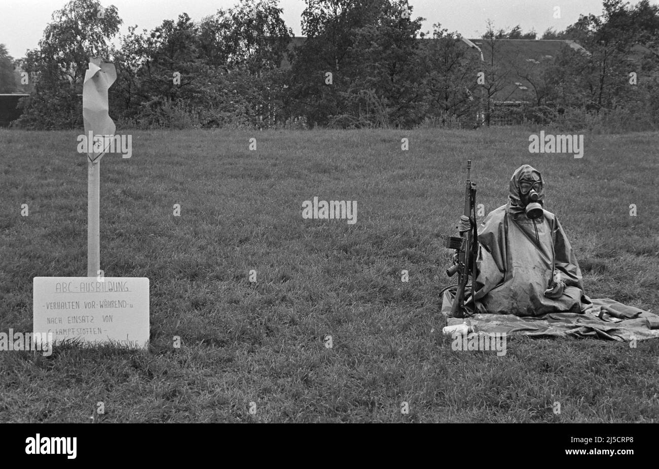 Augustdorf, DEU, 31.05.1984 - visitatori del Bundeswehr Day di Augustdorf. [traduzione automatizzata] Foto Stock