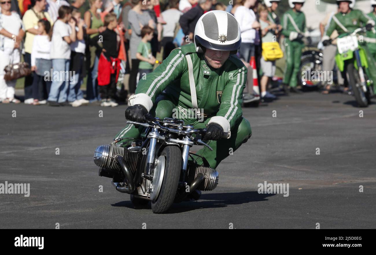 Berlino, DEU, 19.09.2009 - gruppo motociclistico della polizia di Berlino. [traduzione automatizzata] Foto Stock