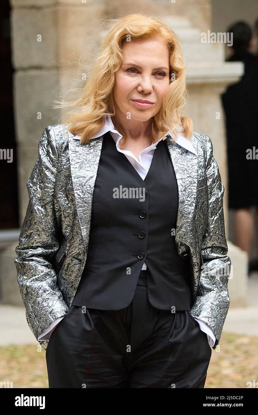 Alcala de Henares. Spagna. 20220422, Cecilia Roth partecipa alla cerimonia di premiazione Cervantes a Cristina Peri Rossi all'Università di Alcala de Henares il 22 aprile 2022 ad Alcala de Henares, Spagna Credit: MPG/Alamy Live News Foto Stock