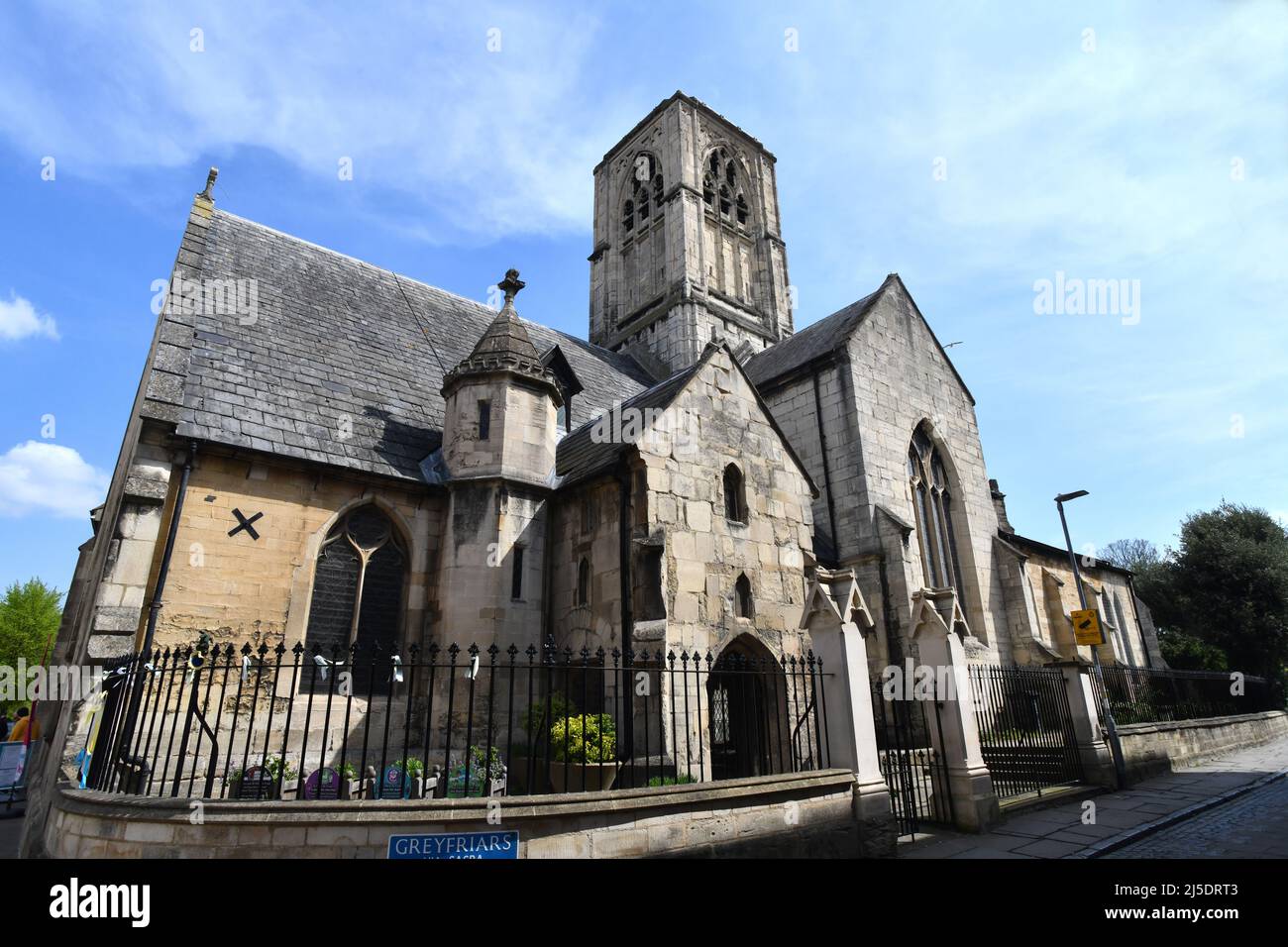Chiesa di St Mary de Crypt nel centro di Gloucester Foto Stock
