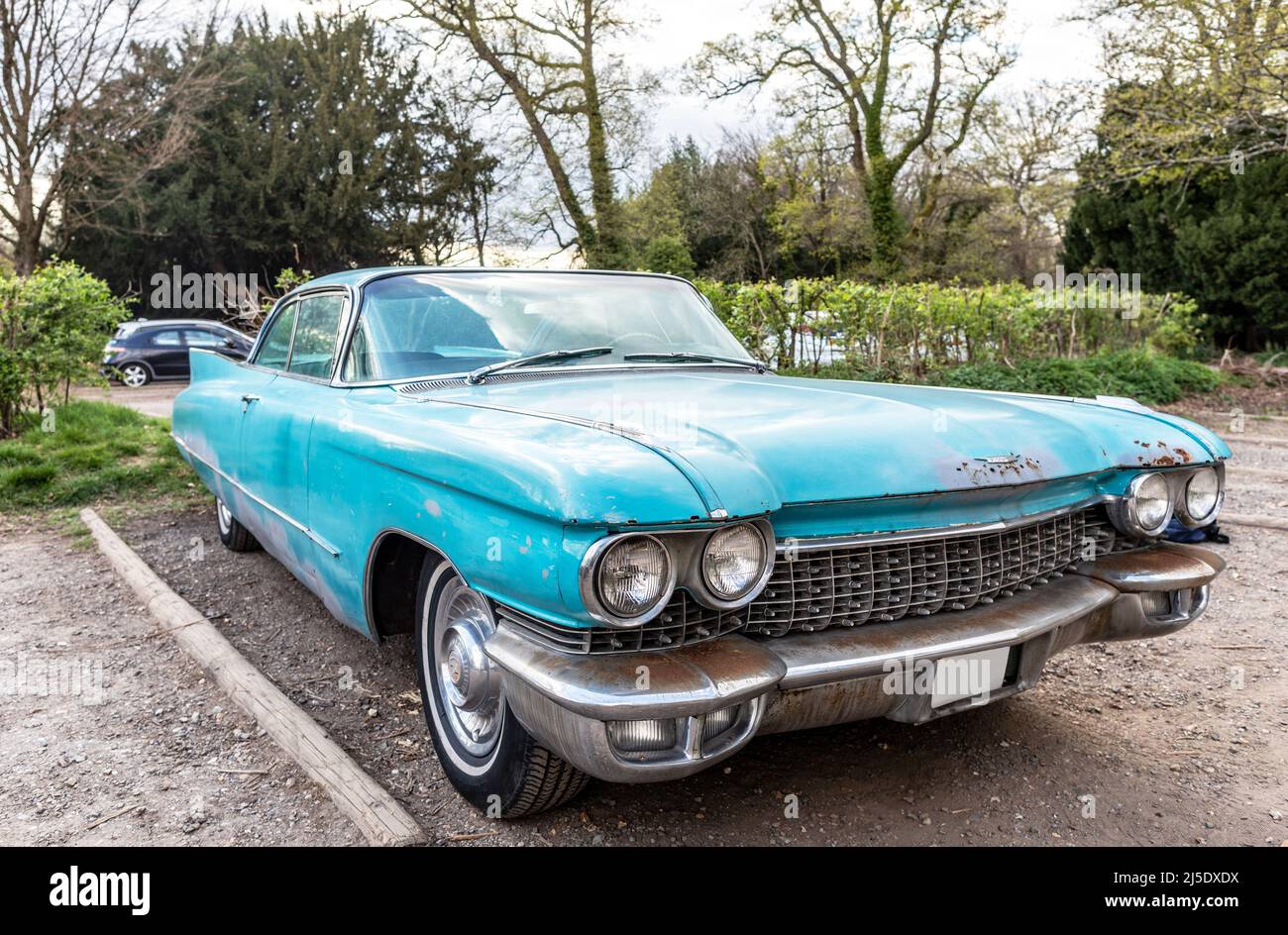 A Cadillac Coupe Deville 1960 a Londra Foto Stock