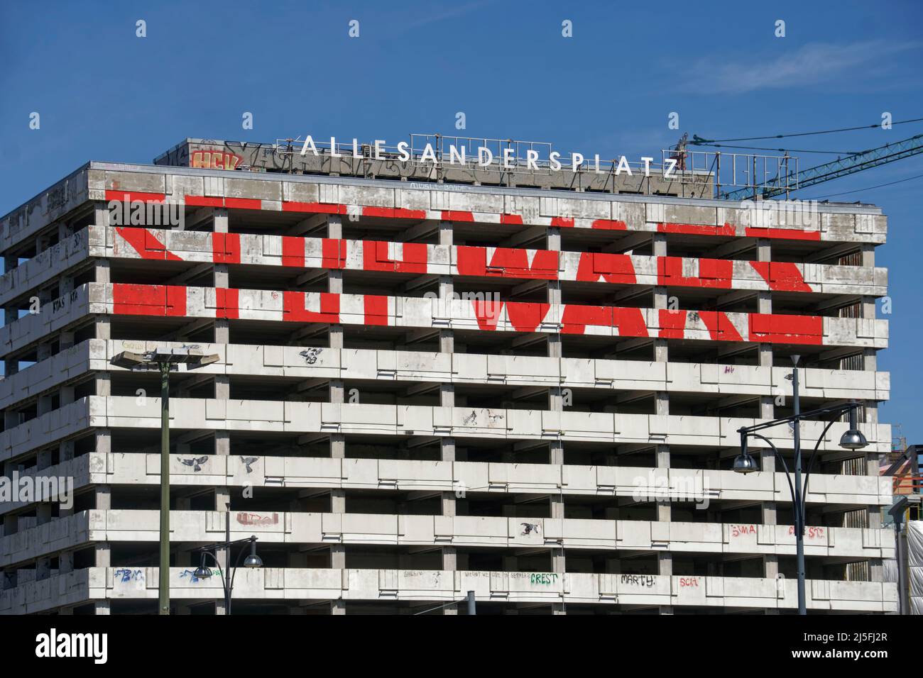 Haus der Statistik, otto-Braun-Straße, Karl-Marx-Allee, Mitte, Berlino, Germania, Europa Foto Stock