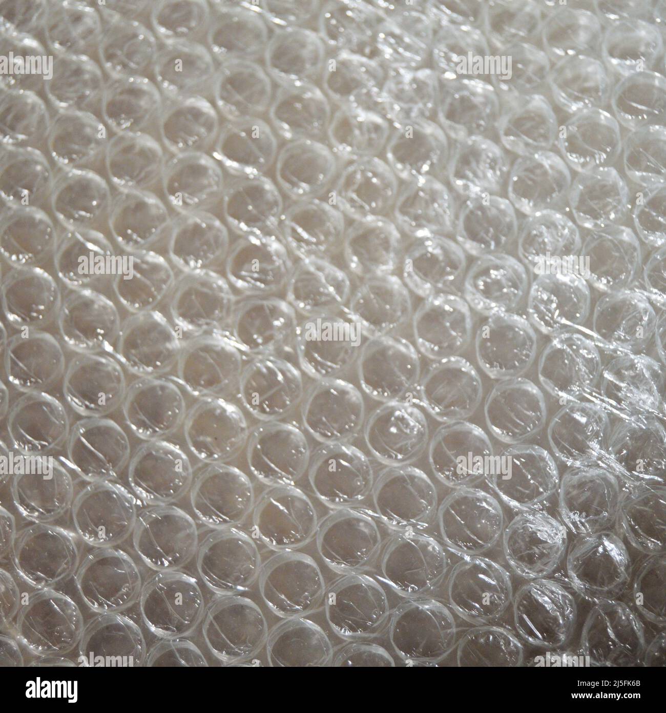 Pellicola protettiva per bolle d'aria di plastica per pellicola di rivestimento, struttura di imballaggio bolle d'aria Foto Stock