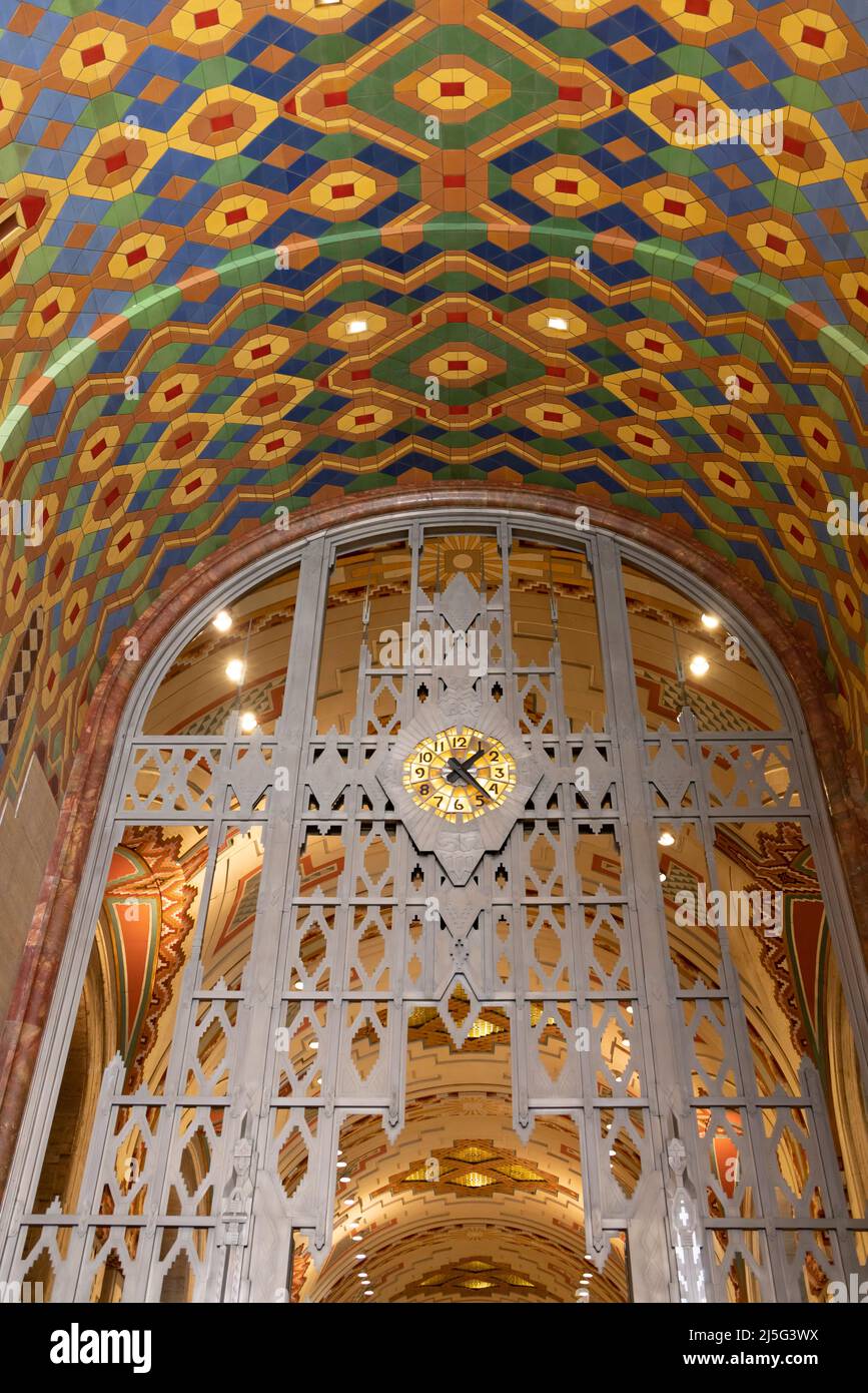 The Guardian Building, grattacielo 500 Griswold Street, Detroit, Michigan, USA Foto Stock