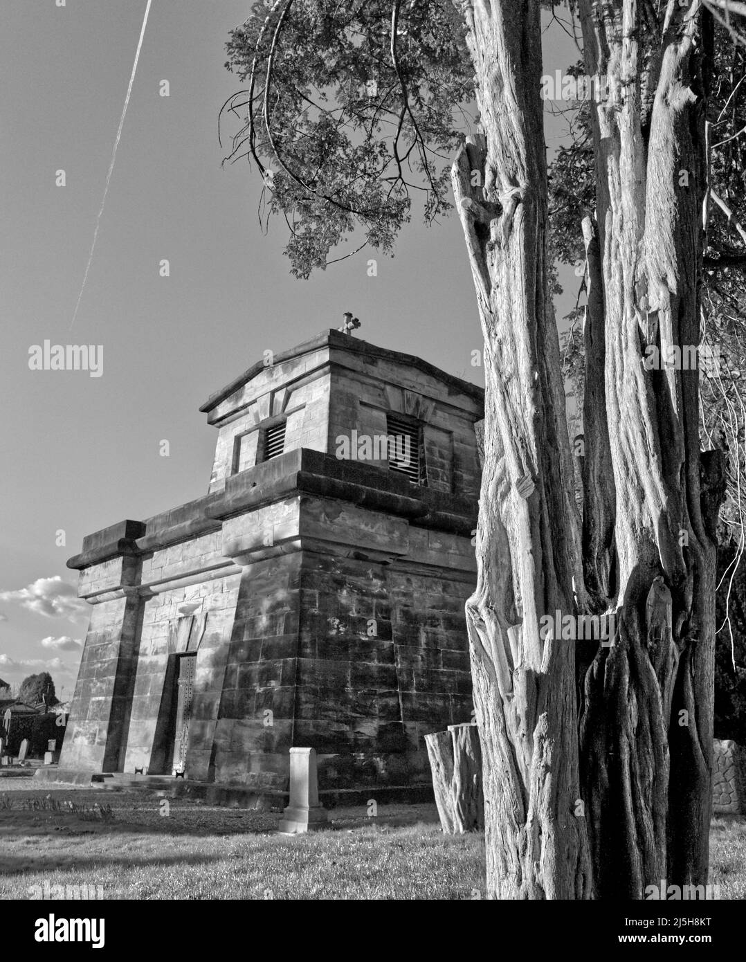 Mausoleo del duca di Sutherland a trentham, Stoke a Trent Foto Stock