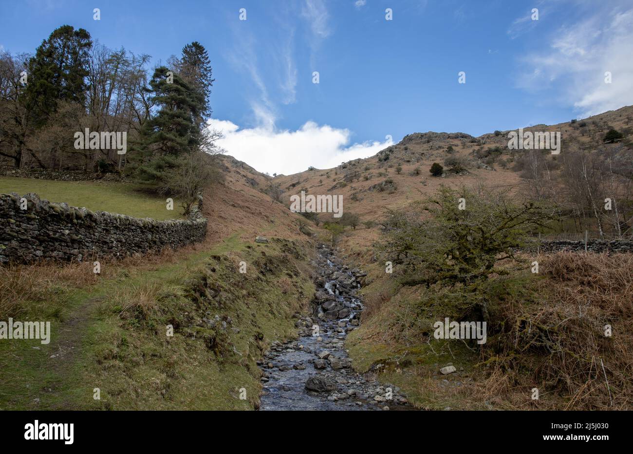 Immagini del paesaggio al Lake District National Park in Cumbria - Regno Unito Foto Stock