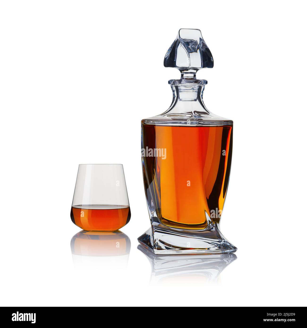 Set Bicchieri Whisky Decanter Vetro, Caraffa Whisky con Bicchiere