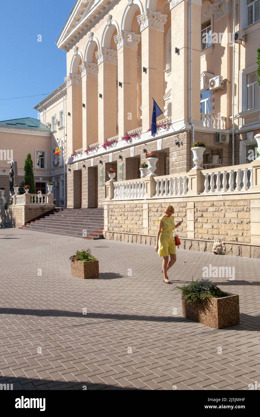 Moldavia: Edificio del Ministero degli Affari Esteri di Chisinau Foto Stock