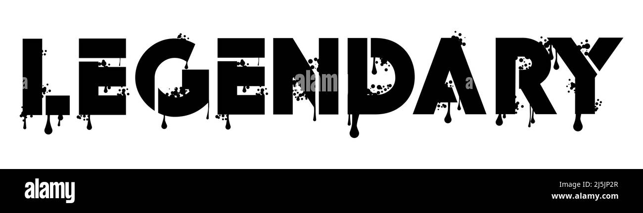 Leggendario tag Graffiti colorato. Decorazione astratta di arte di strada moderna eseguita in stile di pittura urbana. Illustrazione Vettoriale