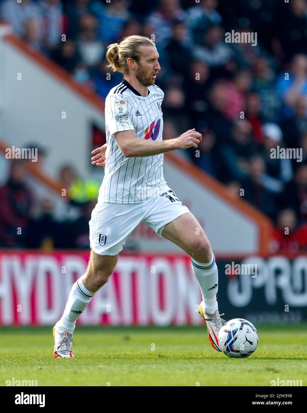 Il Tim di Fulham è in azione durante la partita del Campionato Sky Bet al Vitality Stadium di Bournemouth. Data foto: Sabato 23 aprile 2022. Foto Stock