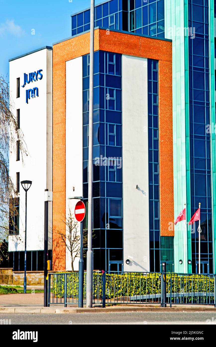 Jurys Inn, Derby, Derbyshire, Inghilterra Foto Stock