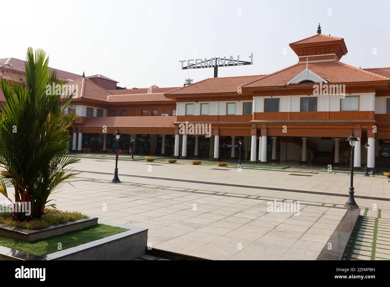 Aeroporto di Cochin, Kerla, India. Foto Stock