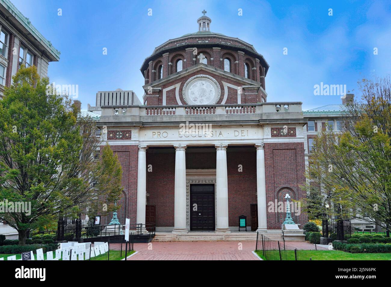 Chapel nel campus della Columbia University a New York Foto Stock