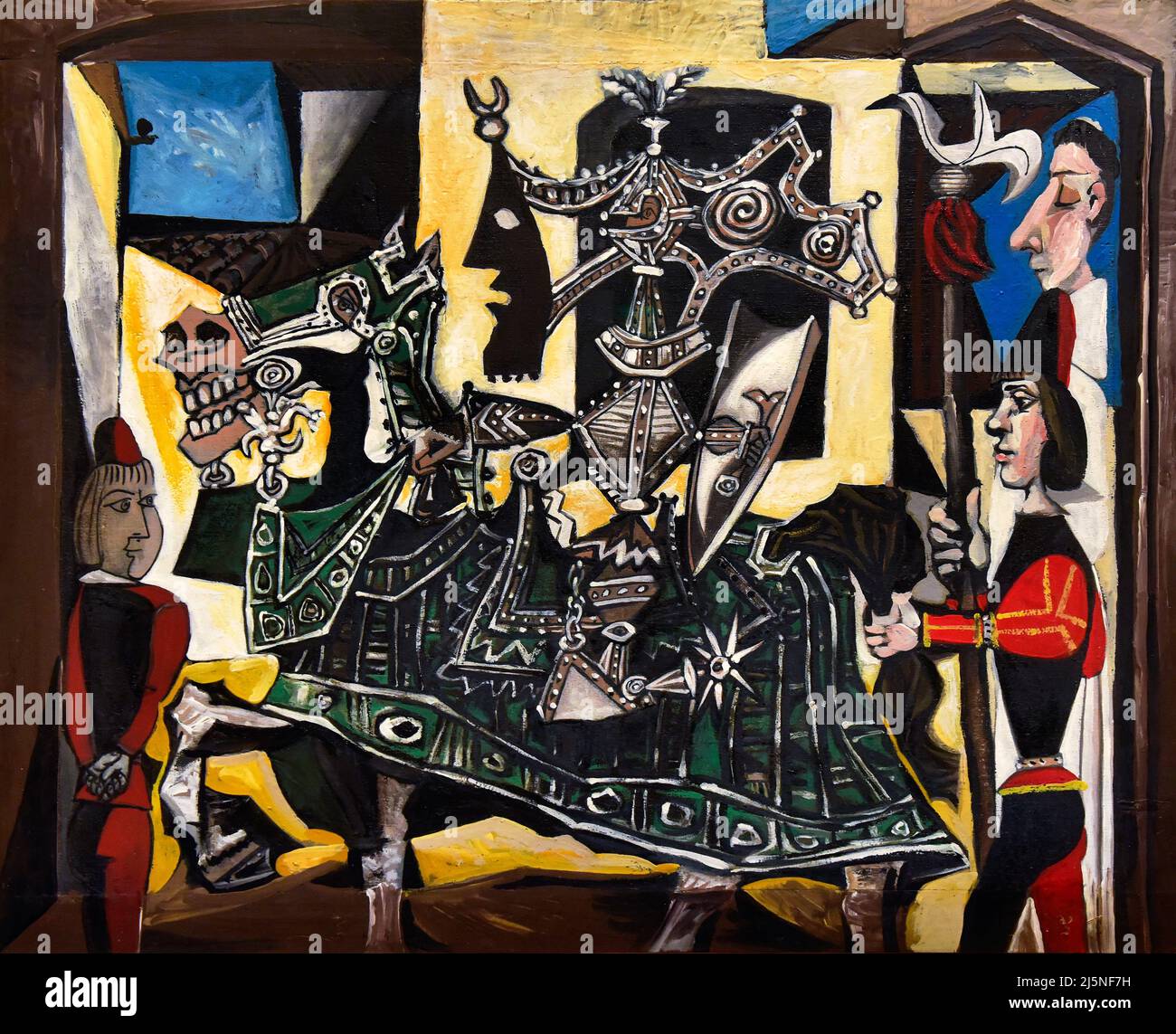 Pablo Picasso Pittura, Jeux de Pages, Pages at Play, 1951 Foto Stock