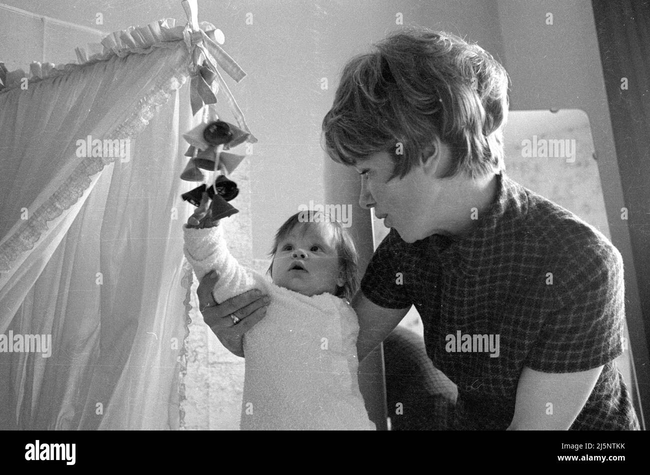 L'attrice Maria Sebaldt con sua figlia. [traduzione automatizzata] Foto Stock