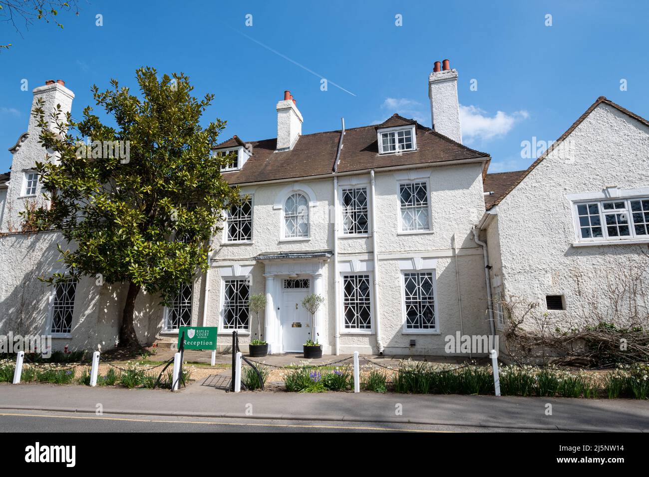 Ripley Court School, una scuola privata nel villaggio di Ripley, Surrey, Inghilterra, Regno Unito Foto Stock