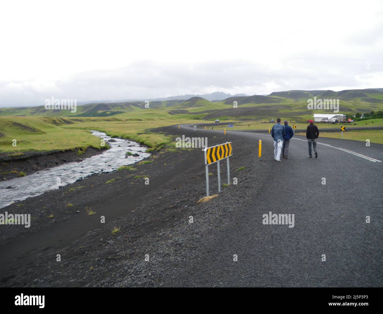 Vik, una città dell'Islanda meridionale. Foto Stock