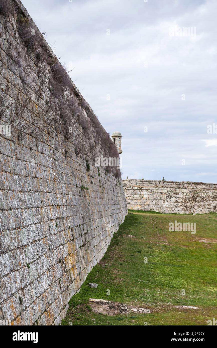 Mura cittadine di Almeida Foto Stock