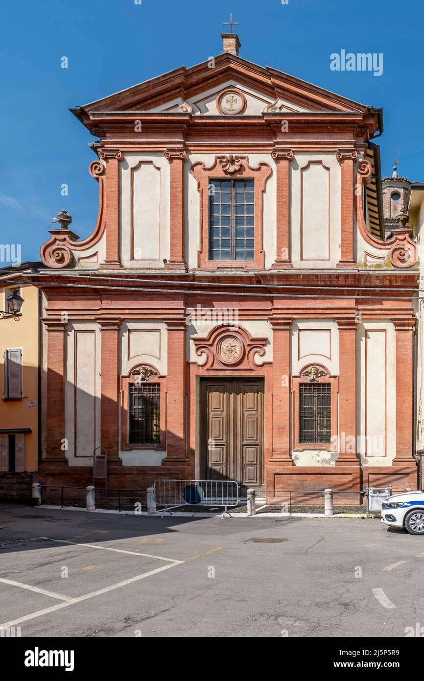L'oratorio di Santa Maria Assunta, detto anche oratorio di San Gaetano, Fontanellato, Parma, Italia Foto Stock