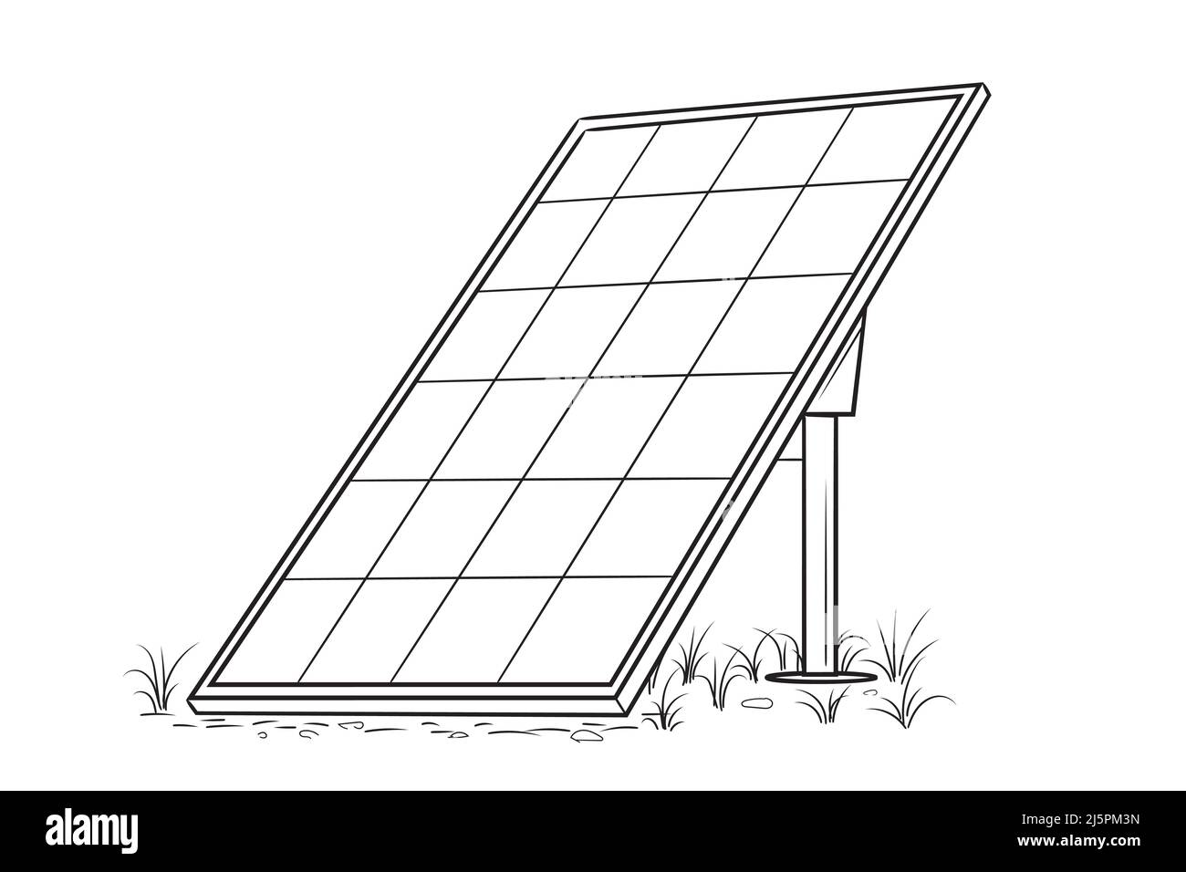 Pannello solare solare Foto e Immagini Stock in Bianco e Nero - Alamy