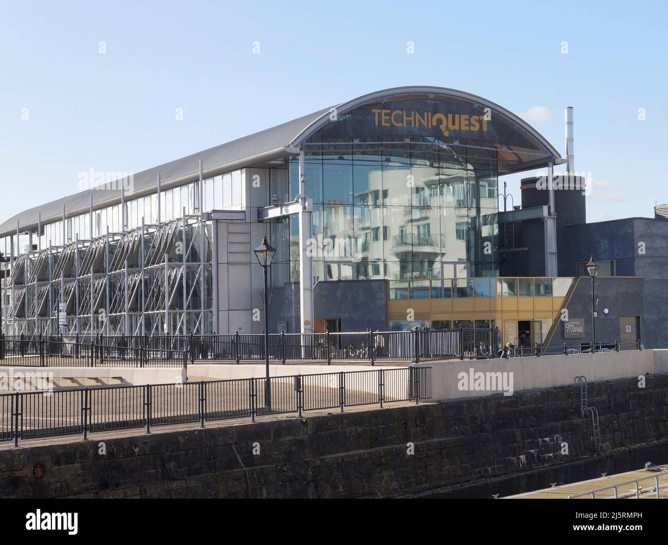 Techniquest Science and Technology Experience, Cardiff Bay. Aprile 2022. Molla Foto Stock