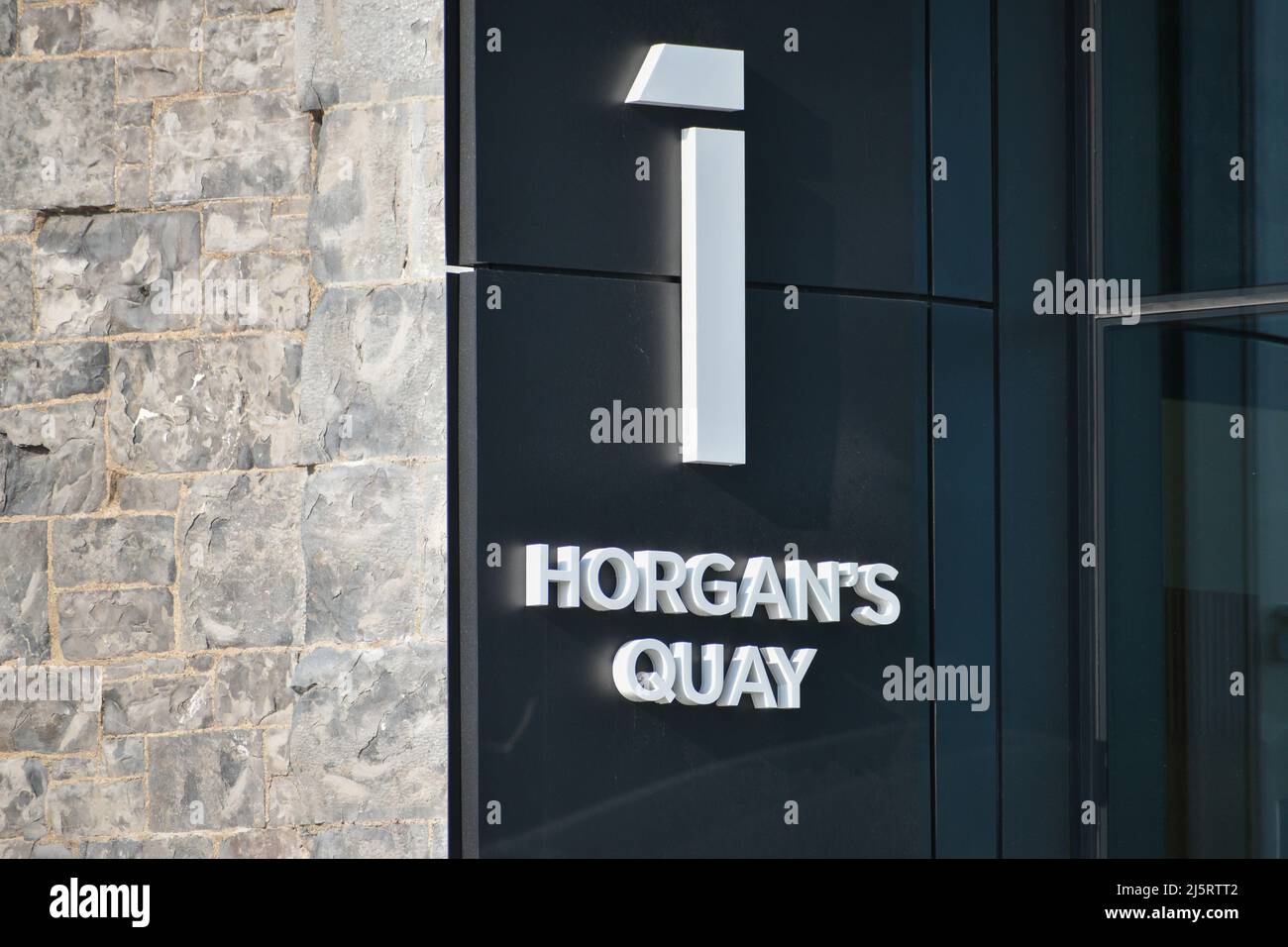 Horgans Quay, città di Cork. Irlanda Foto Stock