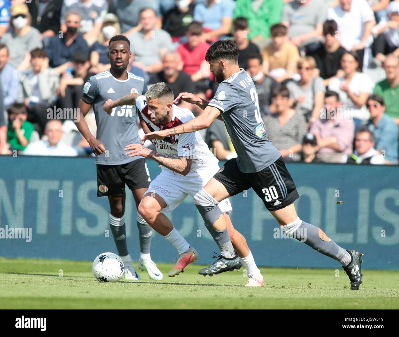 Stadio Moccagatta di Alessandria, Italia, 25/04/2022, Jeremy Menez di  Reggina 1914 durante la Serie