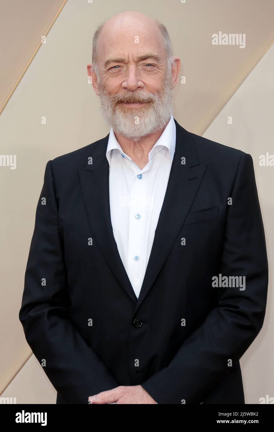 25 aprile 2022 - Londra, Inghilterra, Regno Unito - JK Simmons partecipa a Downton Abbey: A New era World Film Premiere, Cineworld Leicester Square Foto Stock