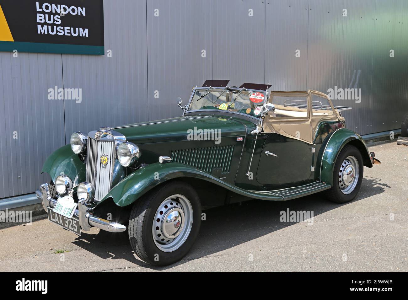 MG TD Midget (1950-1953), British Marques Day, 24 aprile 2022, Brooklands Museum, Weybridge, Surrey, Inghilterra, Gran Bretagna, Regno Unito, Europa Foto Stock