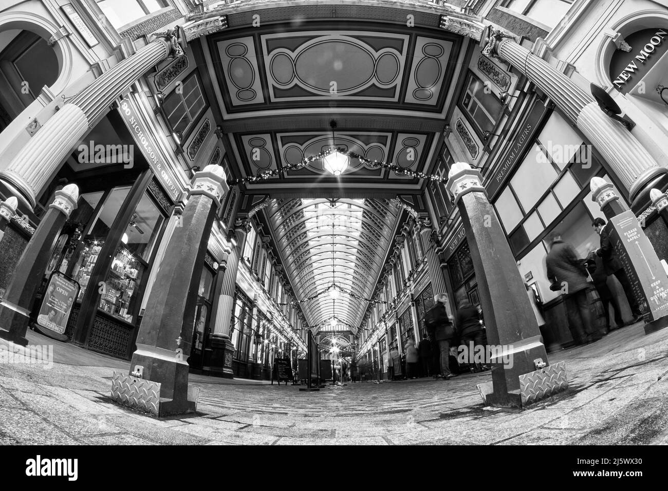 Leadenhall Market, la città di Londra Foto Stock