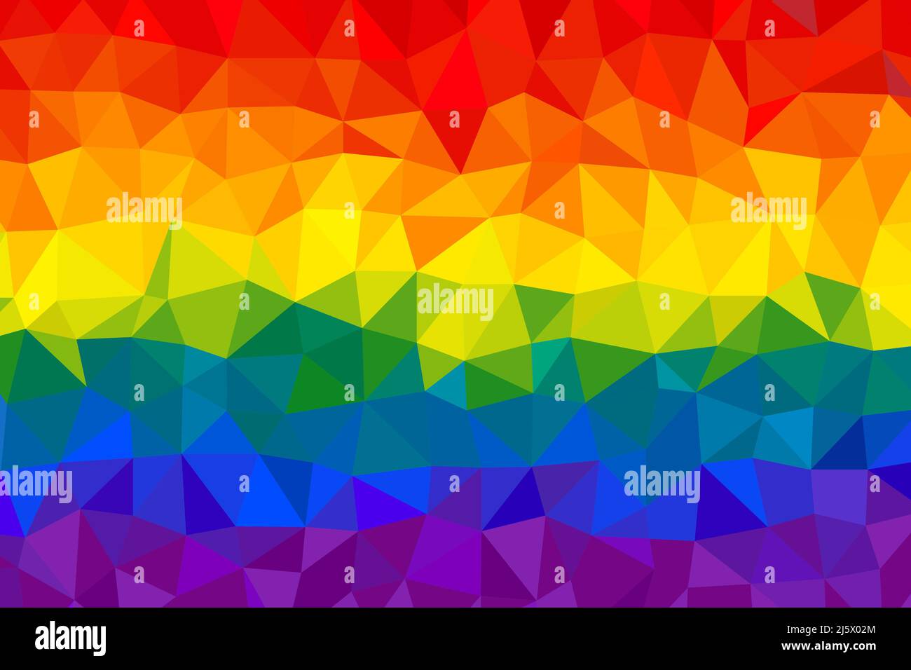 Basso Poly Rainbow sfondo. Bandiera poligonale gay PRIDE LGBTQ. Illustrazione vettoriale Illustrazione Vettoriale