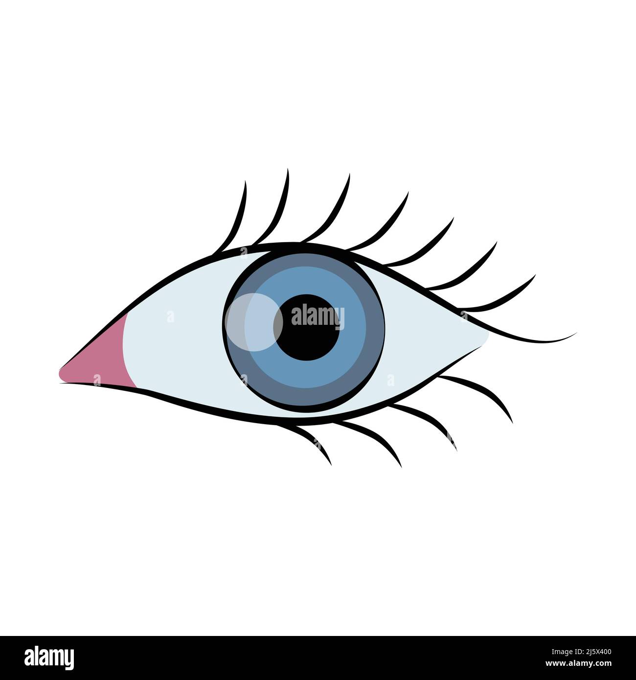 vettore art clip oculari. Illustrazione del logo Illustrazione Vettoriale