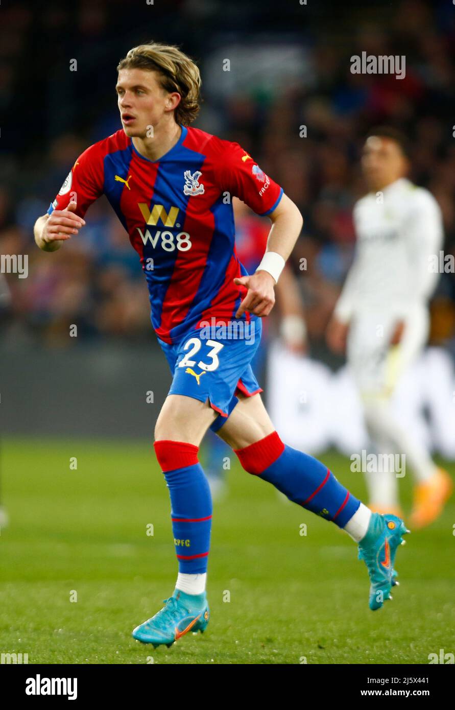 LONDRA, Regno Unito, APRILE 25:Conor Gallagher del Crystal Palace (in prestito da Chelsea) durante la Premier League tra Crystal Palace e Leeds Unite Foto Stock