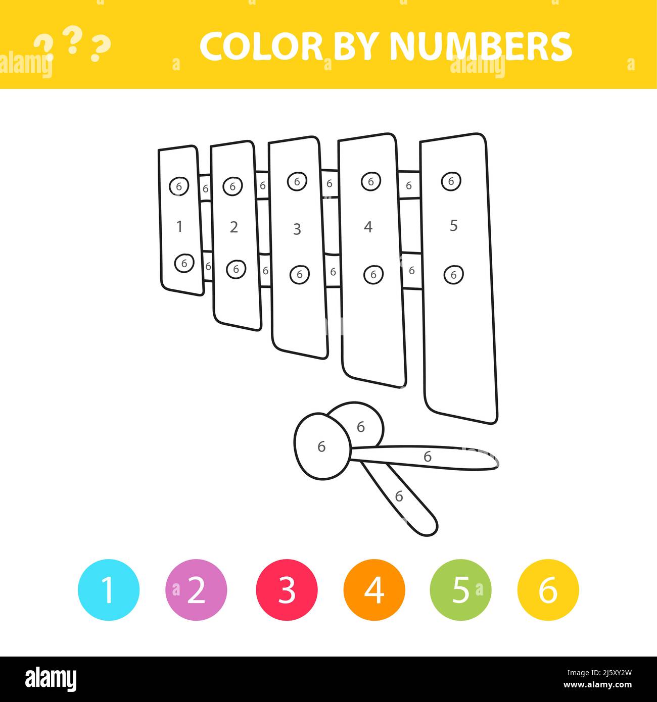 Xilofono Legno Per Bambini | 8 Note Con 2 Bacchette | Strumento Musicale Educativo | Giocattolo Ritmico - Foto 4