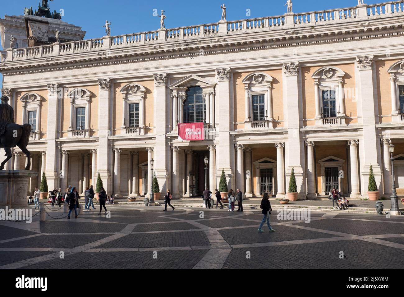 Palazzo dei Conservatori Musei Capitolini Campidoglio a Roma Foto Stock