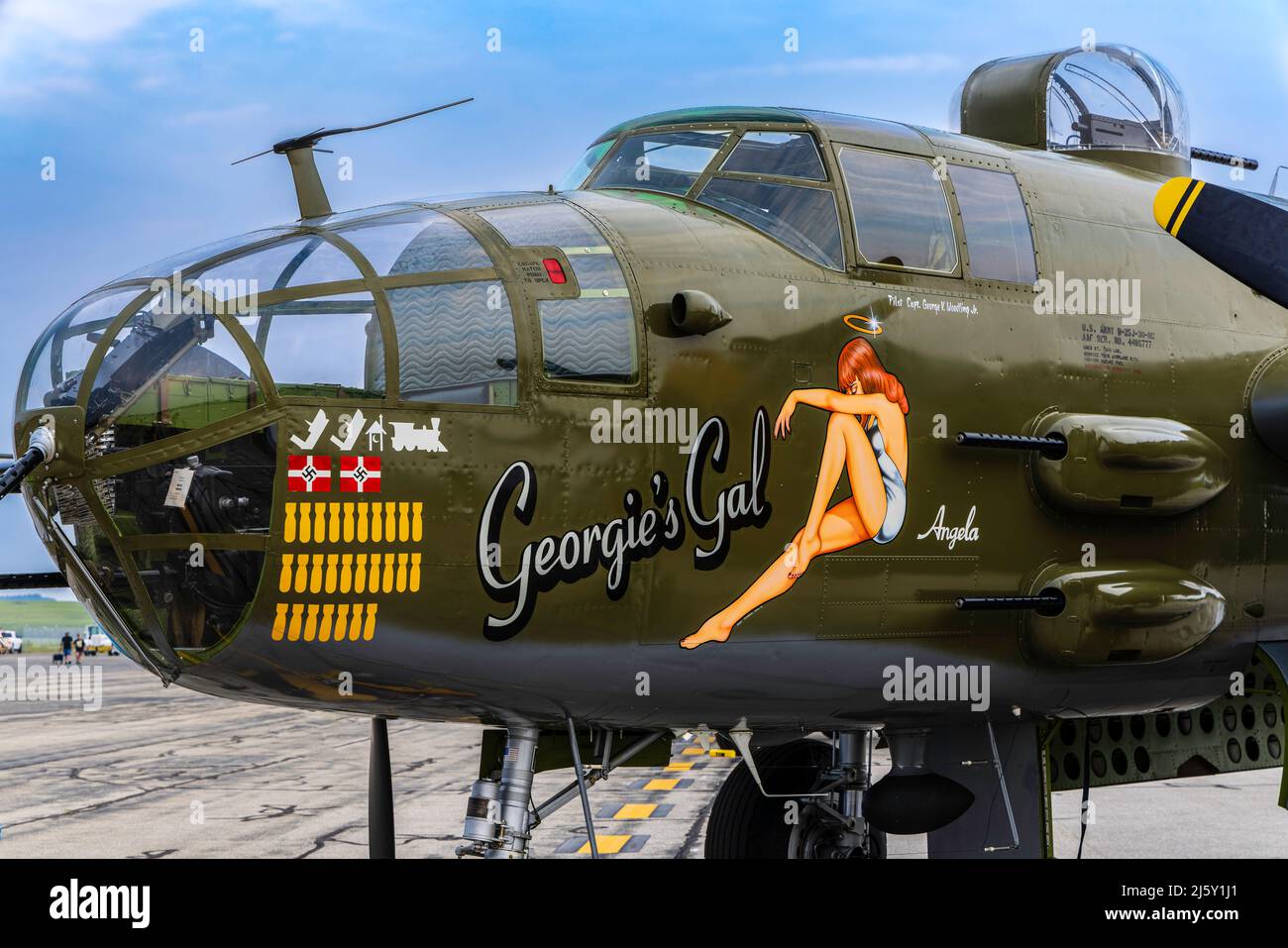 B25 mitchell bomber immagini e fotografie stock ad alta risoluzione - Alamy