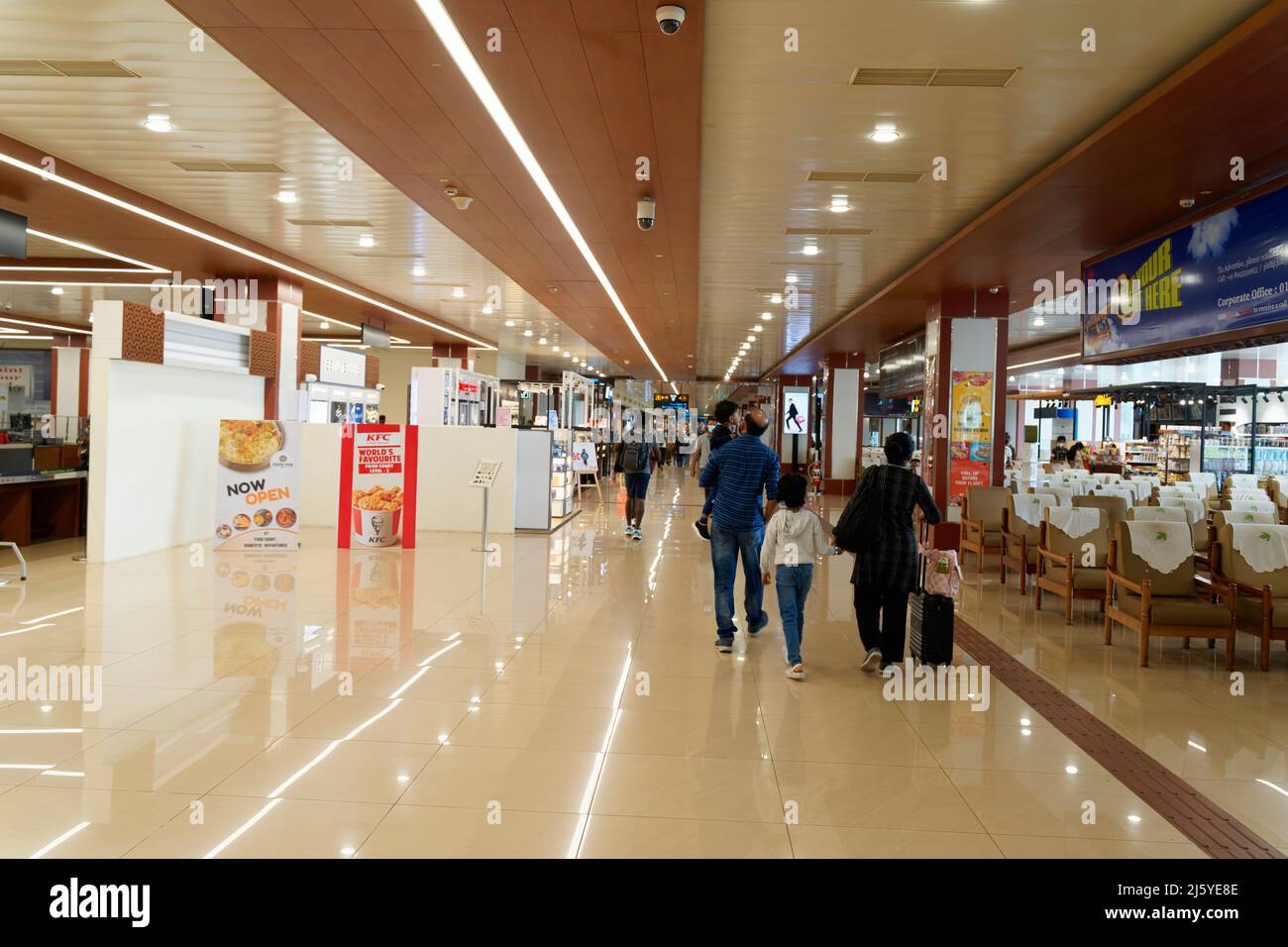Aeroporto di Cochin, Kerla, India. Foto Stock