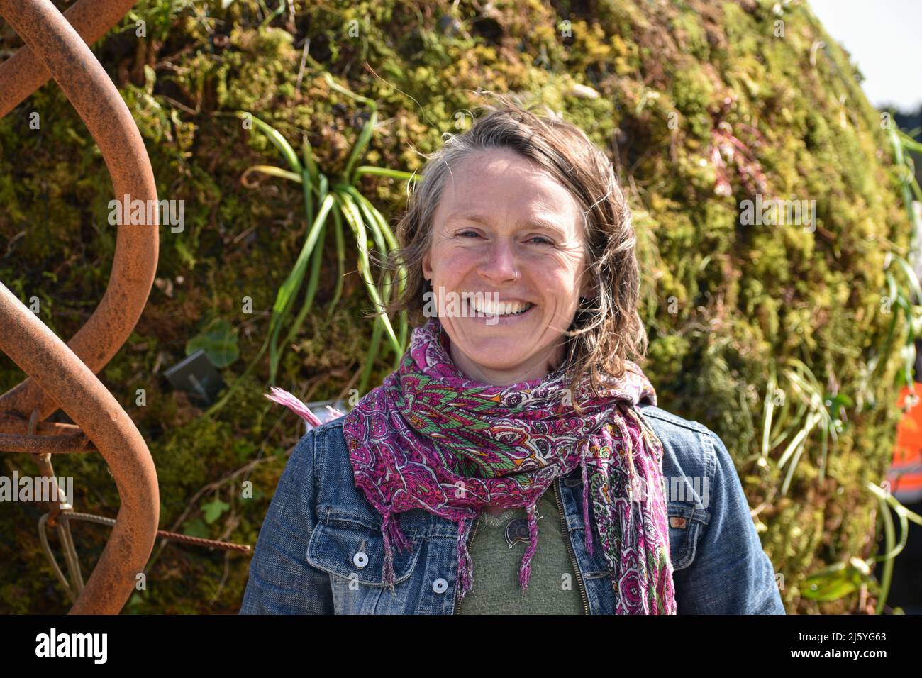 Jessica Mason-Little, uno dei fondatori della West Cork Sudbury School. Foto Stock